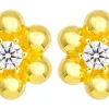 Orecchini a perno - Golden Bloom