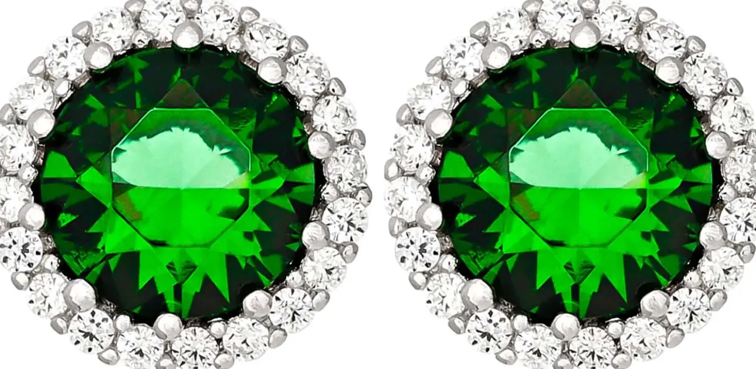 Orecchini a perno - Green Wonder