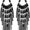 Orecchini a perno - Grey Sparkle