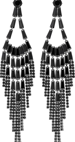 Orecchini a perno - Grey Sparkle