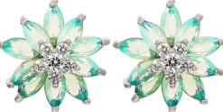 Orecchini a perno - Iced Flower