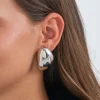 Orecchini a perno - Irregular Silver