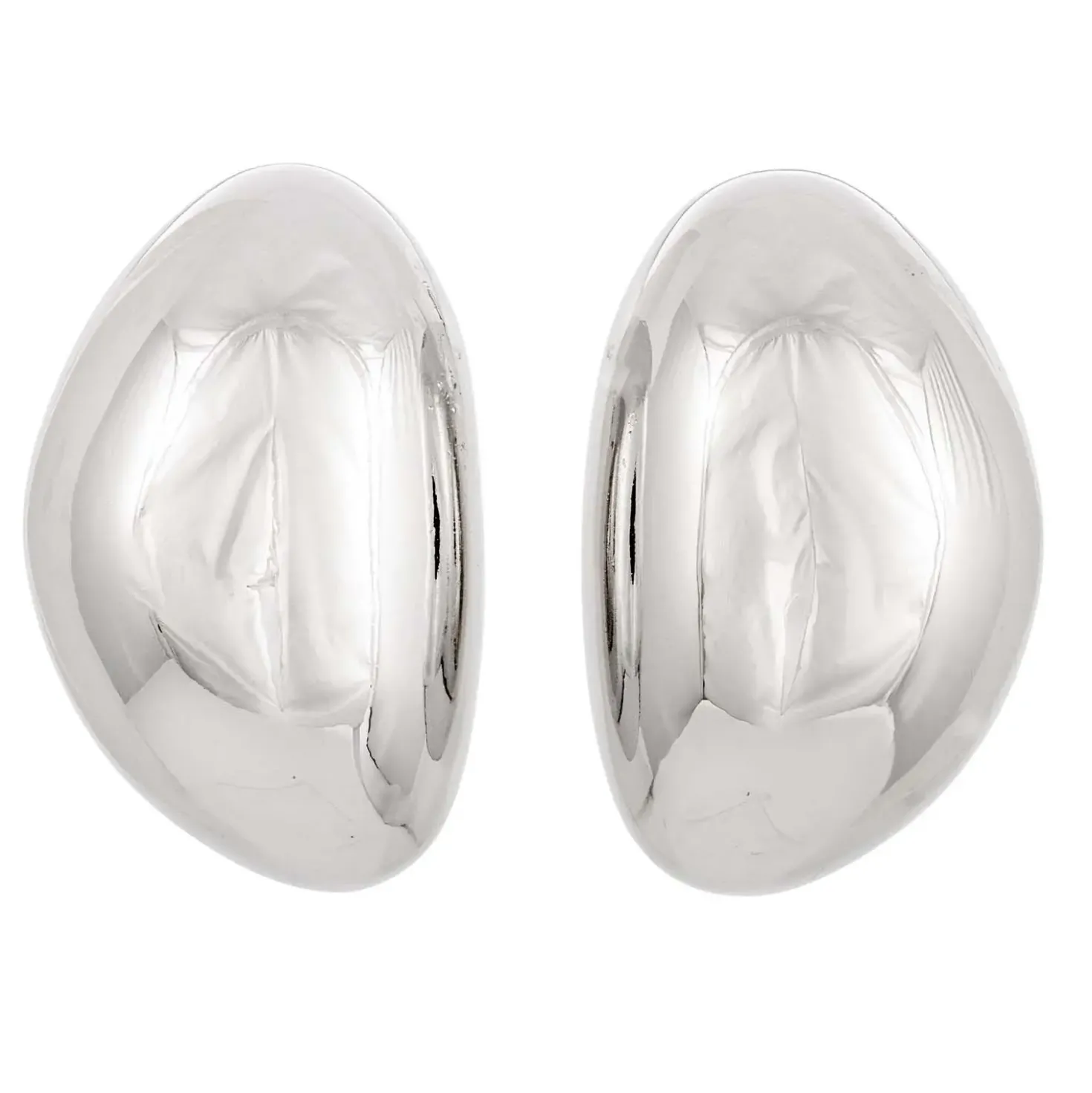 Orecchini a perno - Irregular Silver