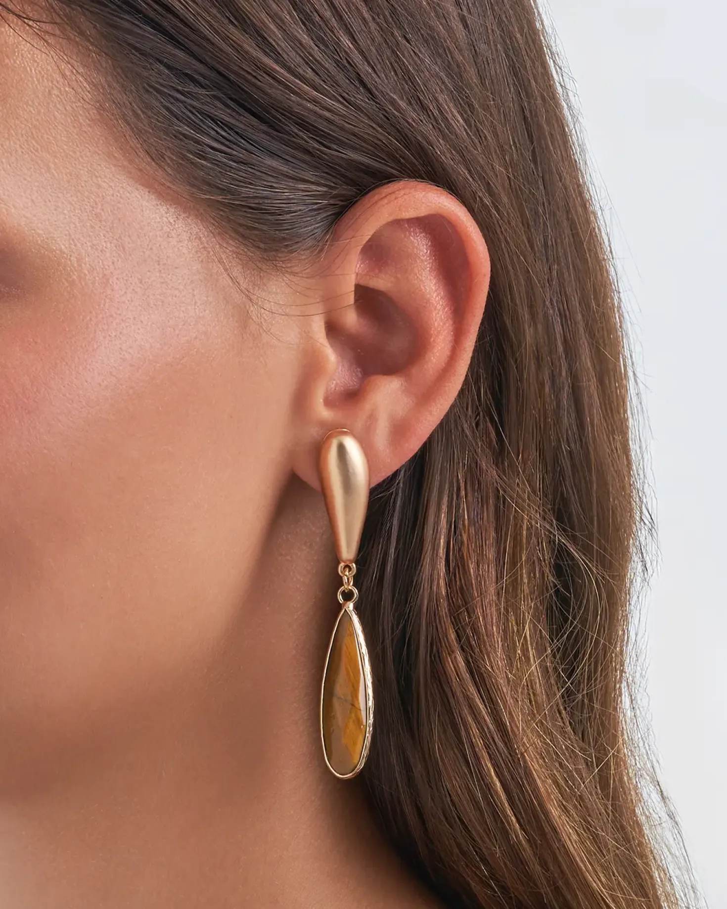 Orecchini a perno - Long Gems