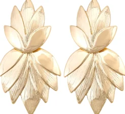 Orecchini a perno - Lotus Leaves