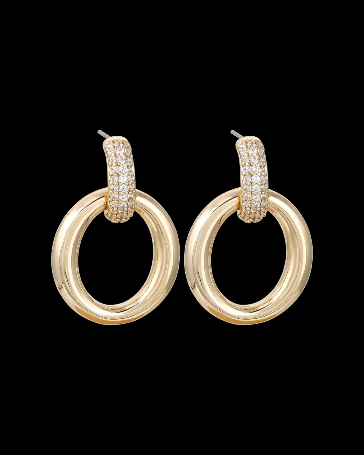 Orecchini a perno - Oval Glow