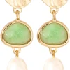 Orecchini a perno - Pastel Aventurine
