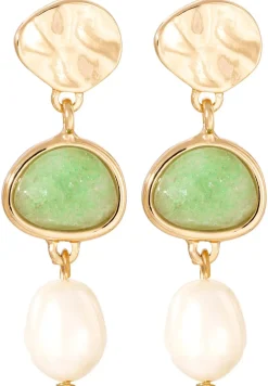 Orecchini a perno - Pastel Aventurine