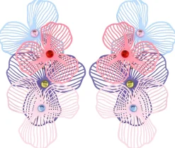 Orecchini a perno - Pastel Bloom