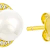 Orecchini a perno - Pearl Halo