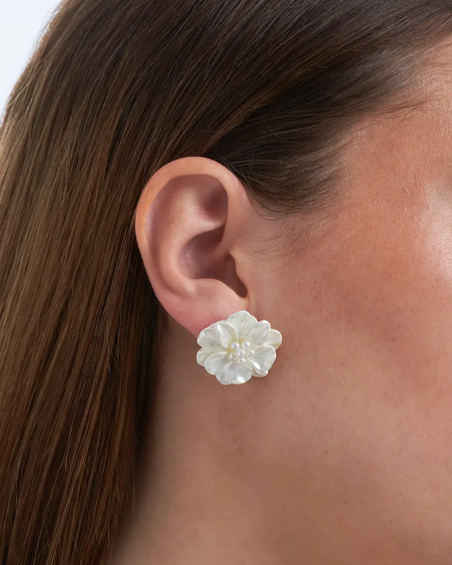 Orecchini a perno - Pearl Petals