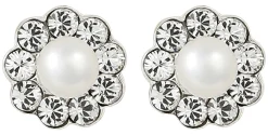 Orecchini a perno - Pearly Flower