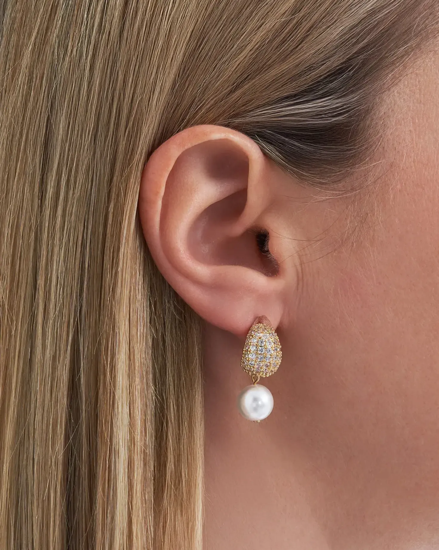Orecchini a perno - Pearly Catch