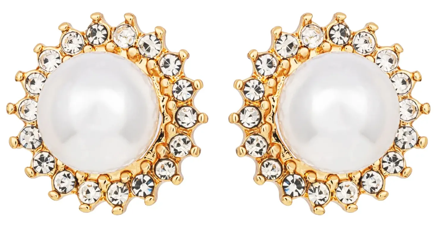 Orecchini a perno - Pearly Blossom