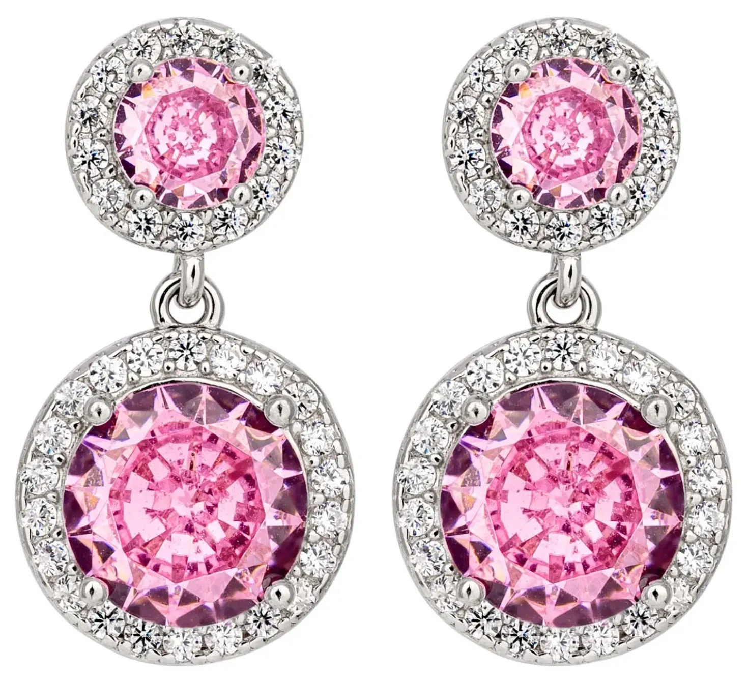 Orecchini a perno - Pink Glam