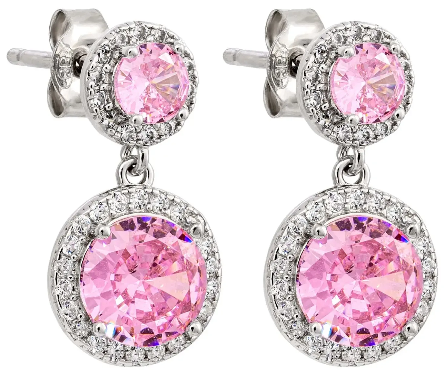 Orecchini a perno - Pink Glam