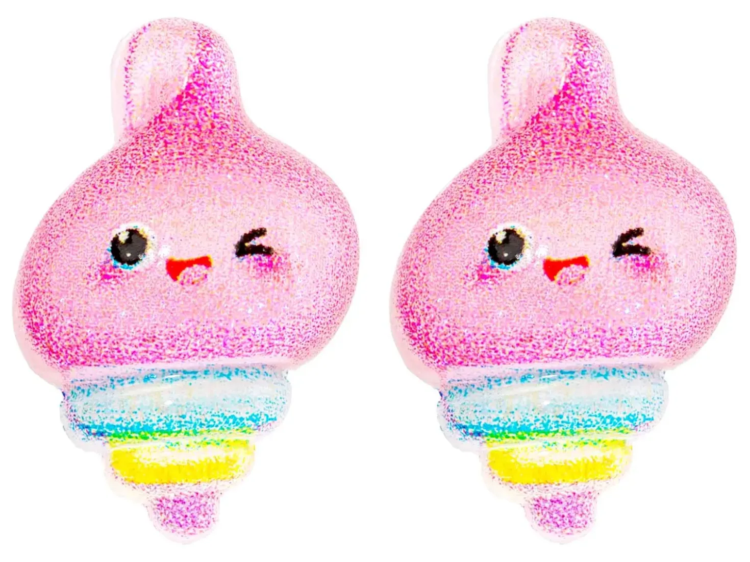 Orecchini a perno - Pink Ice