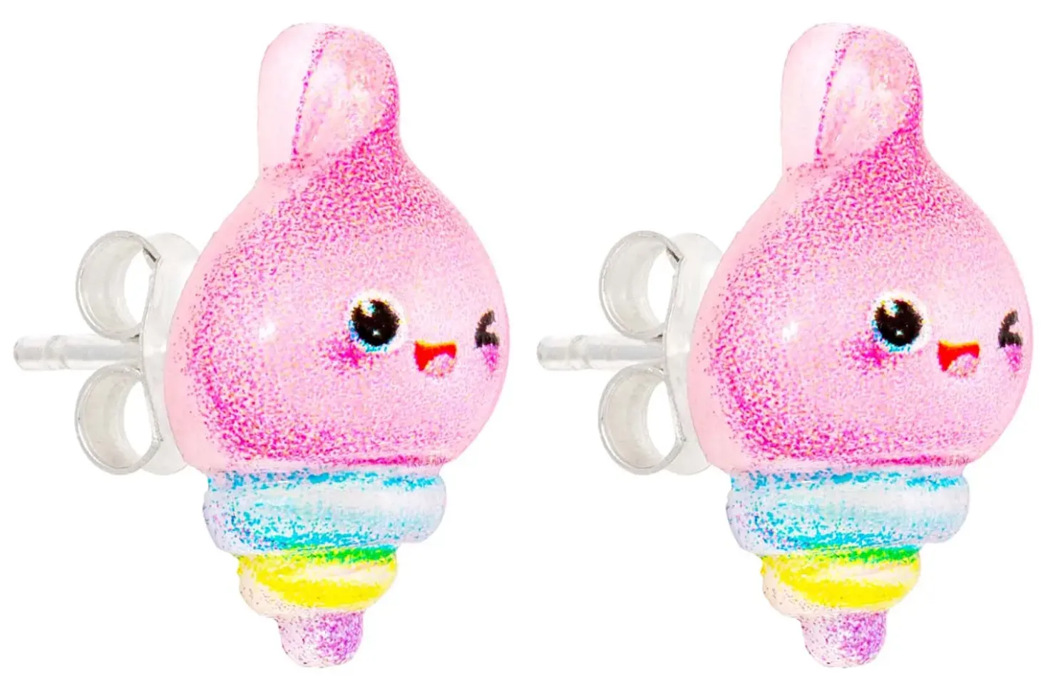 Orecchini a perno - Pink Ice