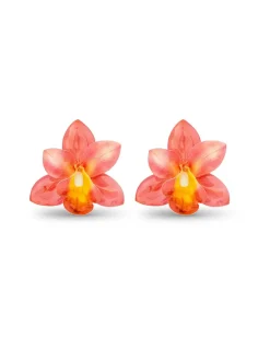 Orecchini a perno - Pink Orchid
