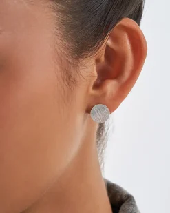 Orecchini a perno - Plain Silver