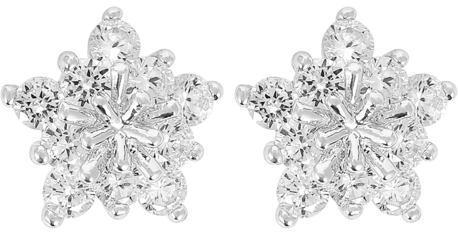 Orecchini a perno - Pretty Snowflake