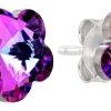 Orecchini a perno - Purple Blossom