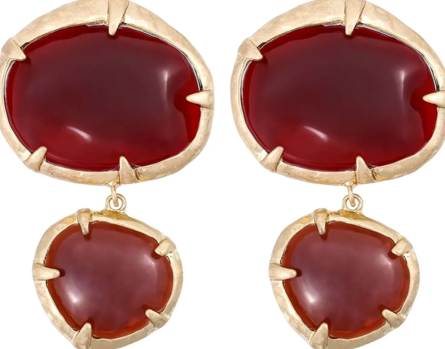 Orecchini a perno - Red Candy
