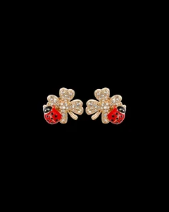 Orecchini a perno - Red Luck