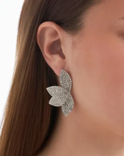 Orecchini a perno - Rhinestone Flower