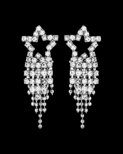 Orecchini a perno - Rhinestone Stars