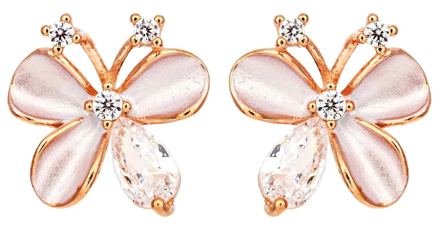 Orecchini a perno - Rose Cutie