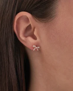 Orecchini a perno - Rosy Bows