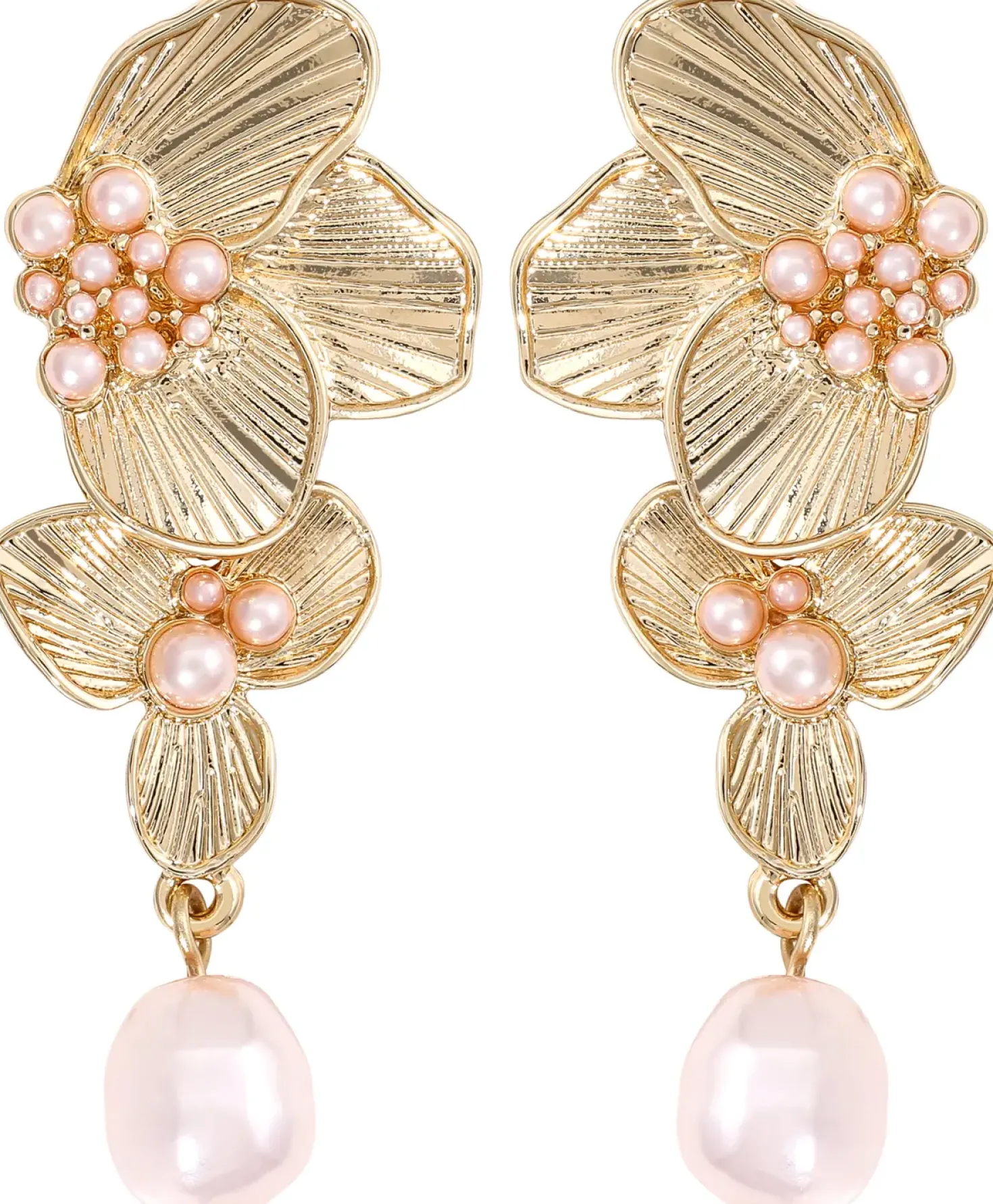 Orecchini a perno - Rosy Blossom