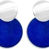 Orecchini a perno - Round Jade