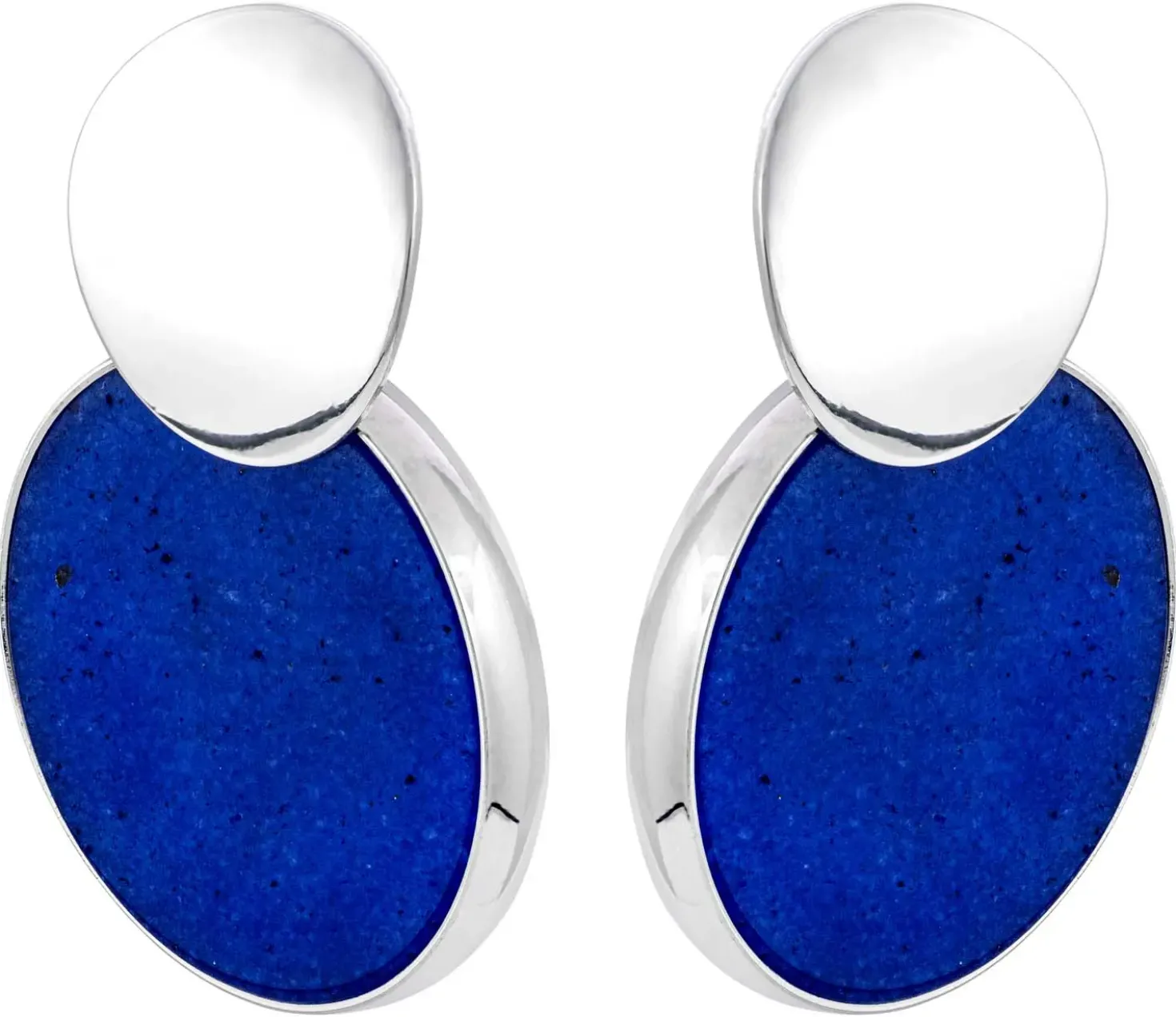 Orecchini a perno - Round Jade