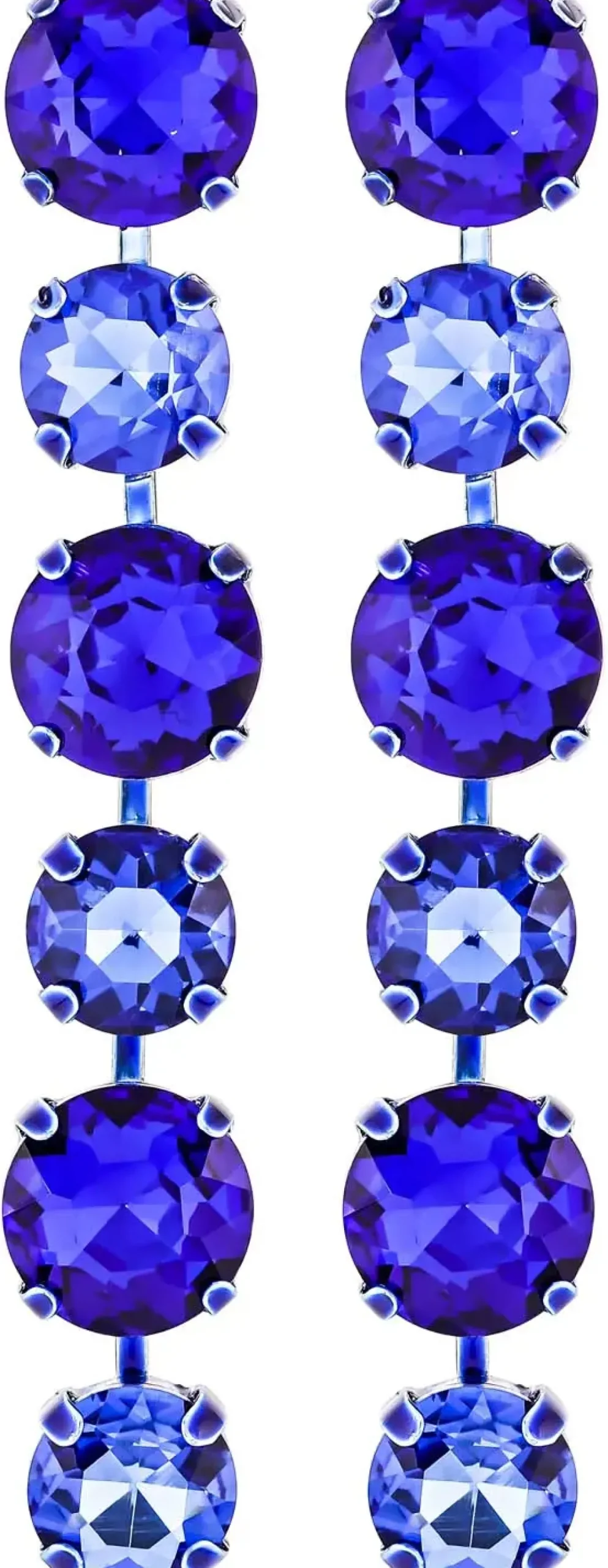 Orecchini a perno - Saphire Blue