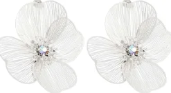 Orecchini a perno - Silver Petal