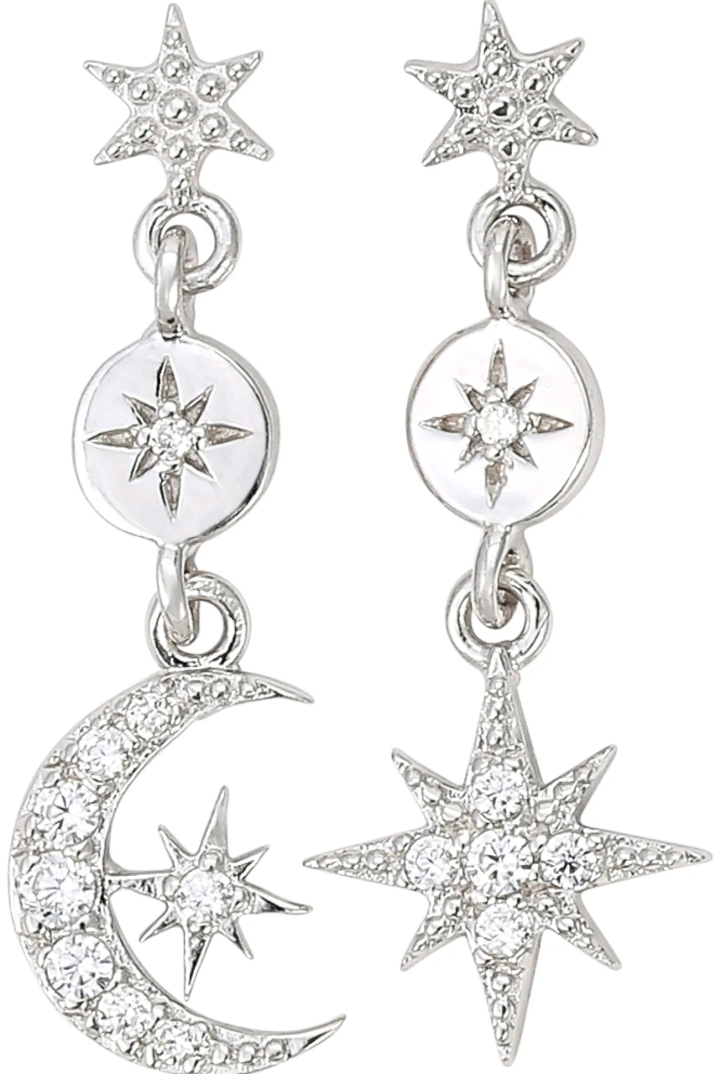 Orecchini a perno - Silver Morning