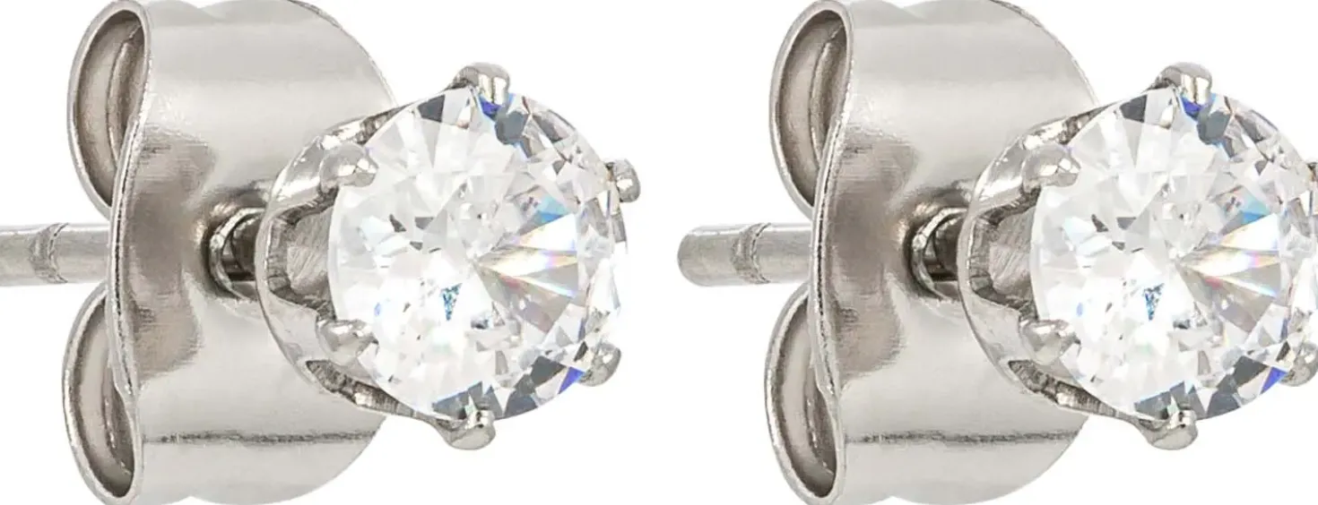 Orecchini a perno - Silver Classic