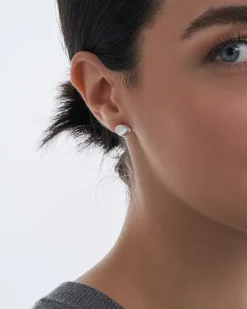 Orecchini a perno - Silver Surface