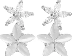 Orecchini a perno - Silver Blossom