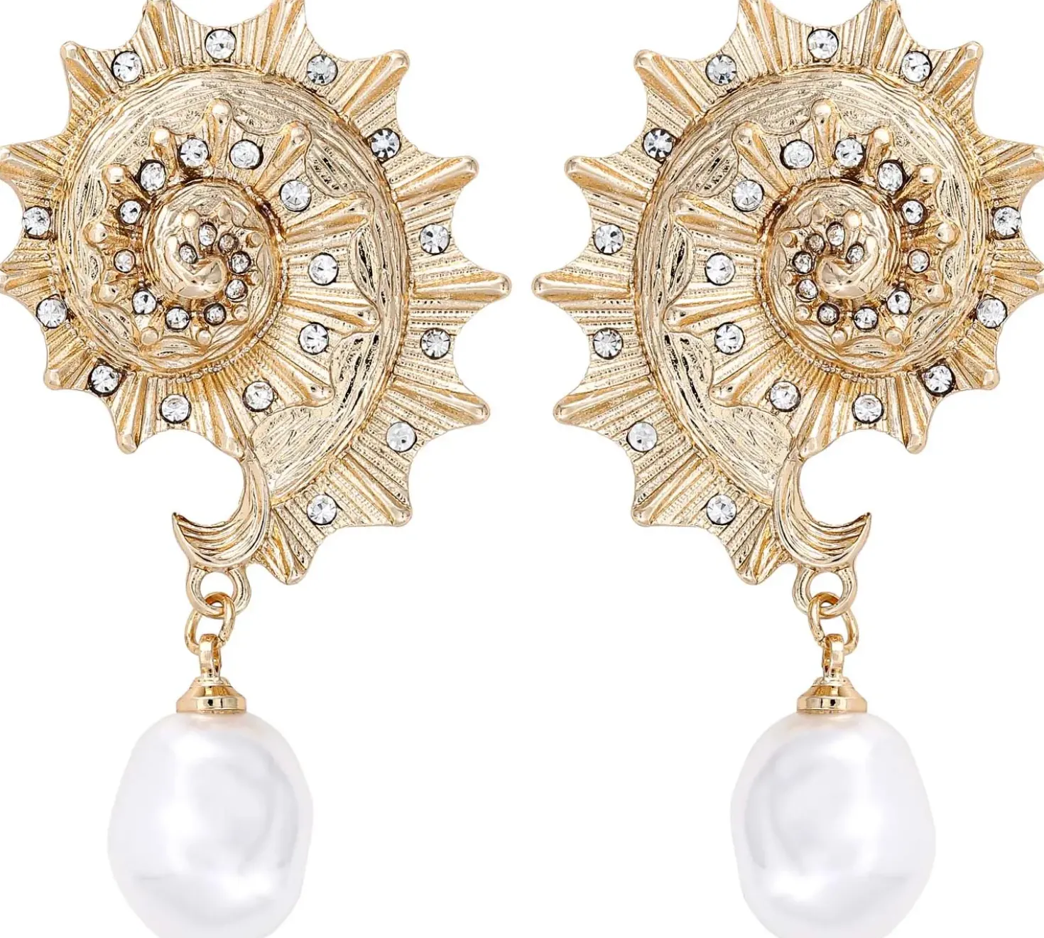 Orecchini a perno - Sparkling Shells