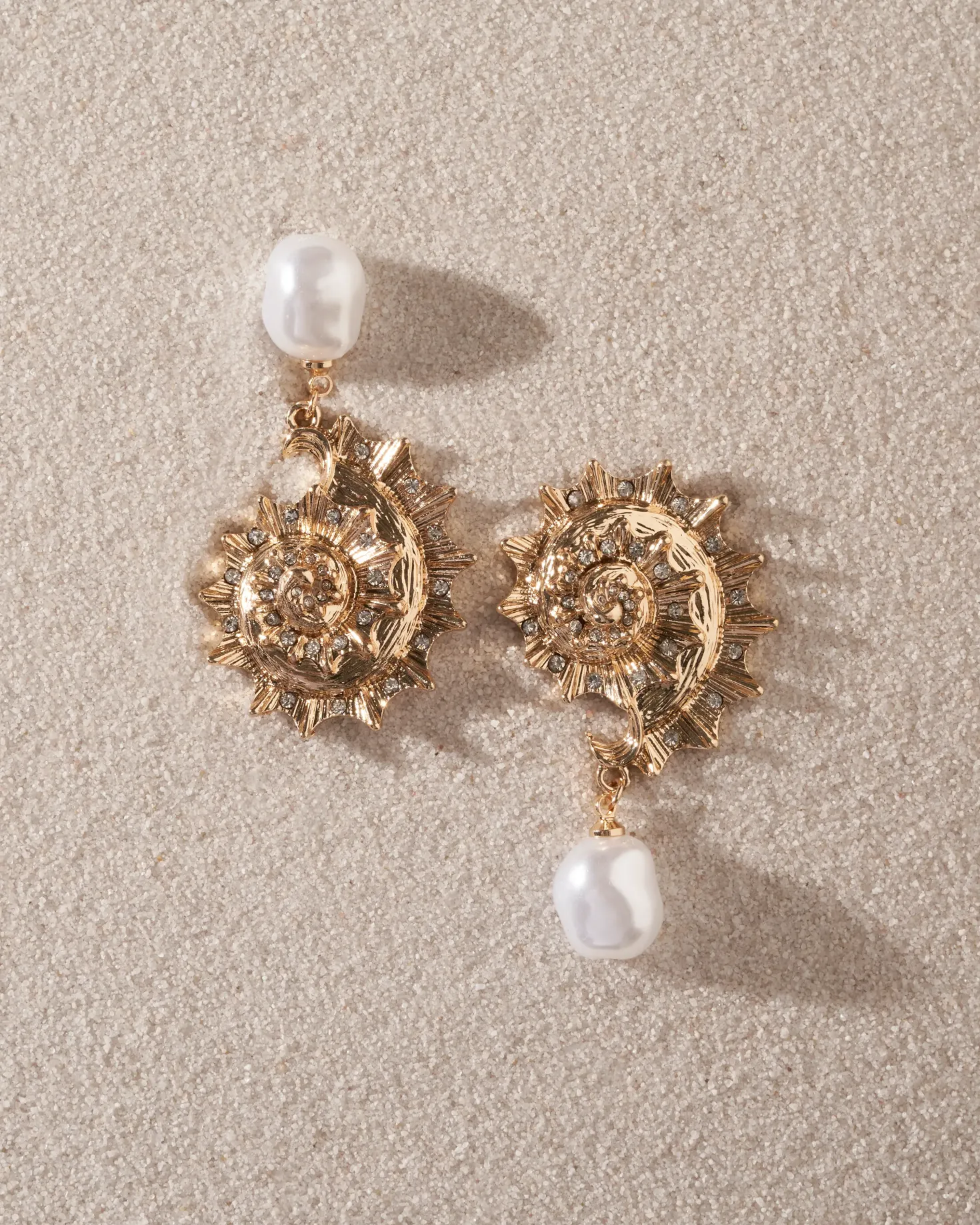 Orecchini a perno - Sparkling Shells