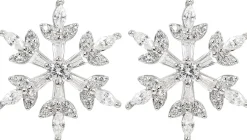 Orecchini a perno - Sparkling Snowflakes