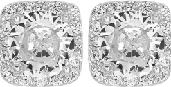 Orecchini a perno - Sparkling Squares