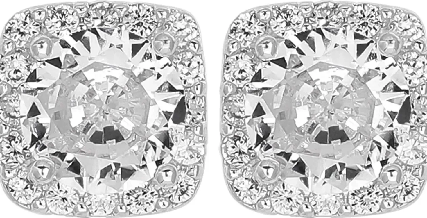 Orecchini a perno - Sparkling Squares