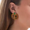 Orecchini a perno - Sparkling Pumpkin