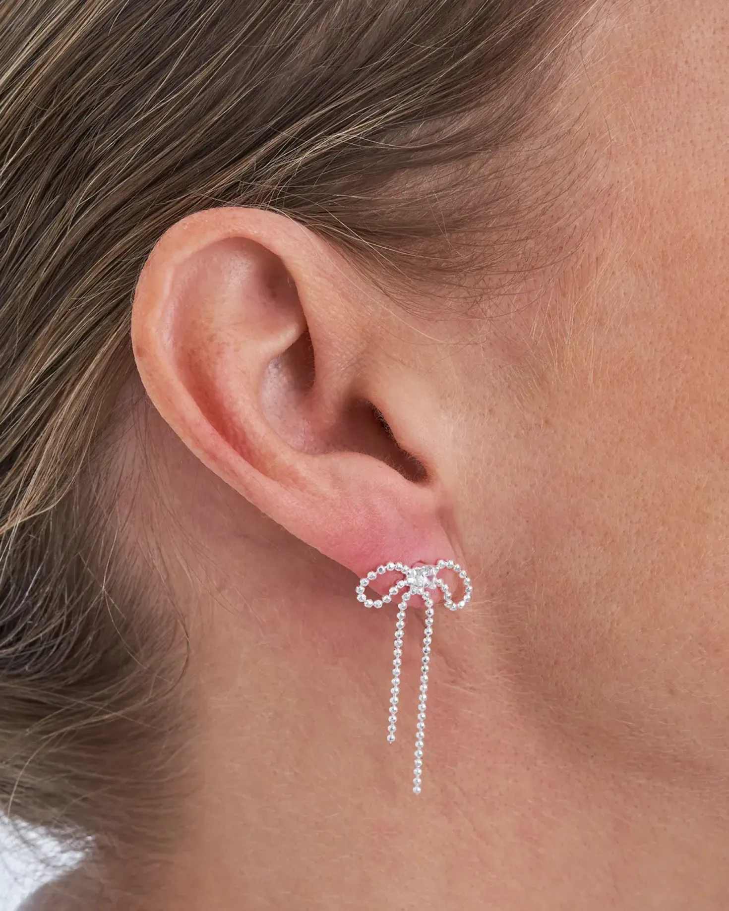 Orecchini a perno - Sparkling Ribbon