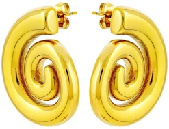 Orecchini a perno - Steel Spiral