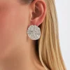 Orecchini a perno - Structured Oval
